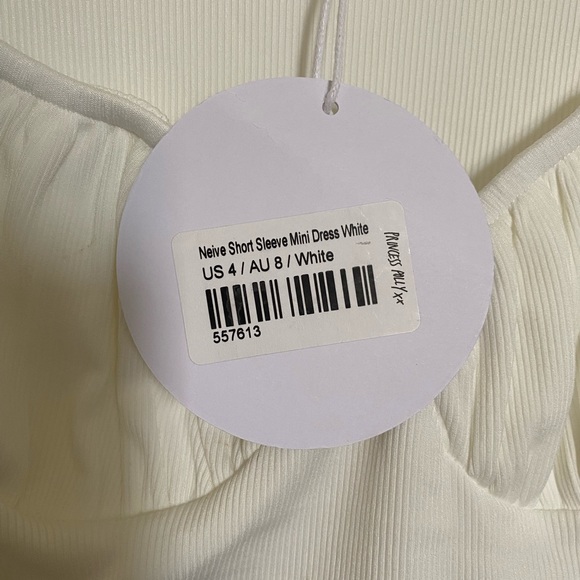 White Mini Dress - Picture 3 of 3